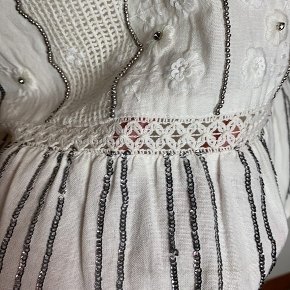 Anthropologie NWT Gorgeous White Top Size S - Picture 3 of 10